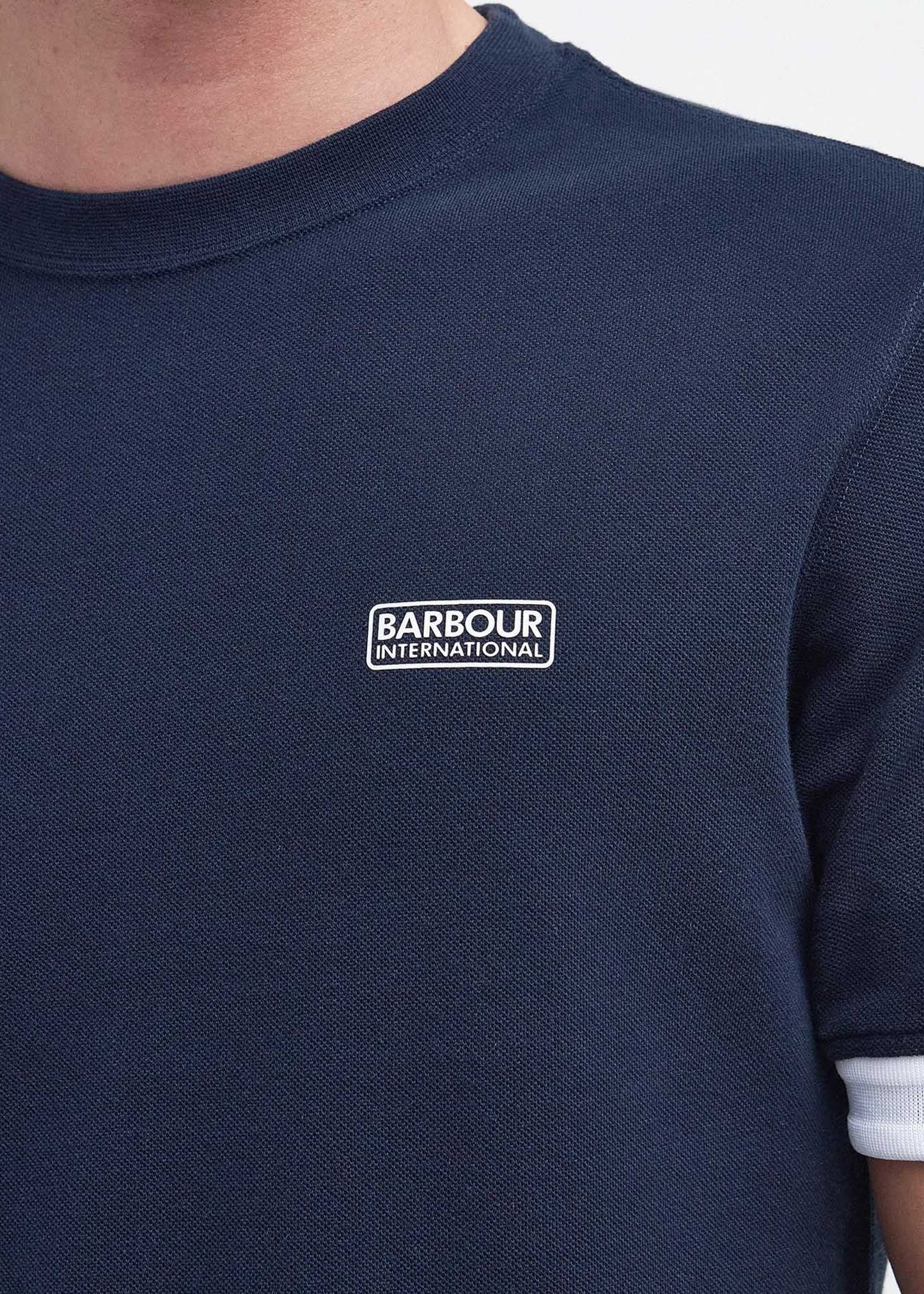 Barbour International T-shirts  Heim tee - navy 