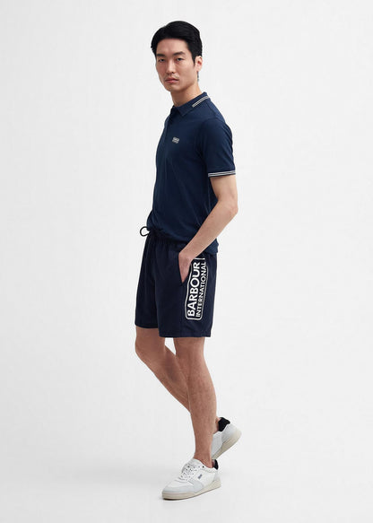 Barbour International Zwembroeken  Large logo swim short - navy 