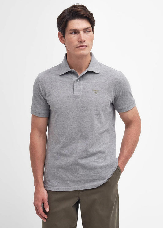 Barbour Polo's  Lightweight sports polo - grey marl 