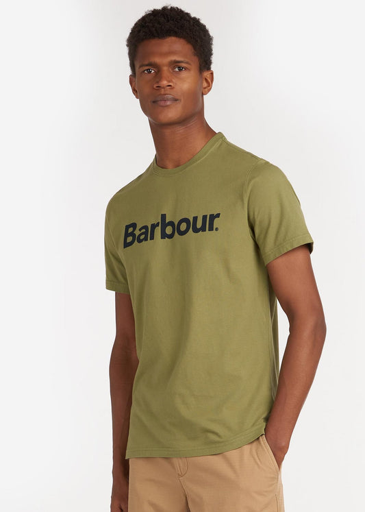 Barbour T-shirts  Logo tee - burnt olive 