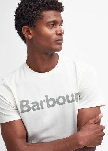 Barbour T-shirts  Logo tee - ecru 