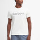 Barbour T-shirts  Logo tee - ecru 