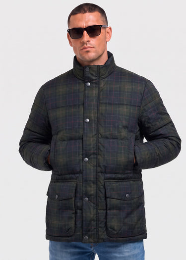 Barbour Jacken Barbour lonnen tartan puffer jacket - shadow classic tartan