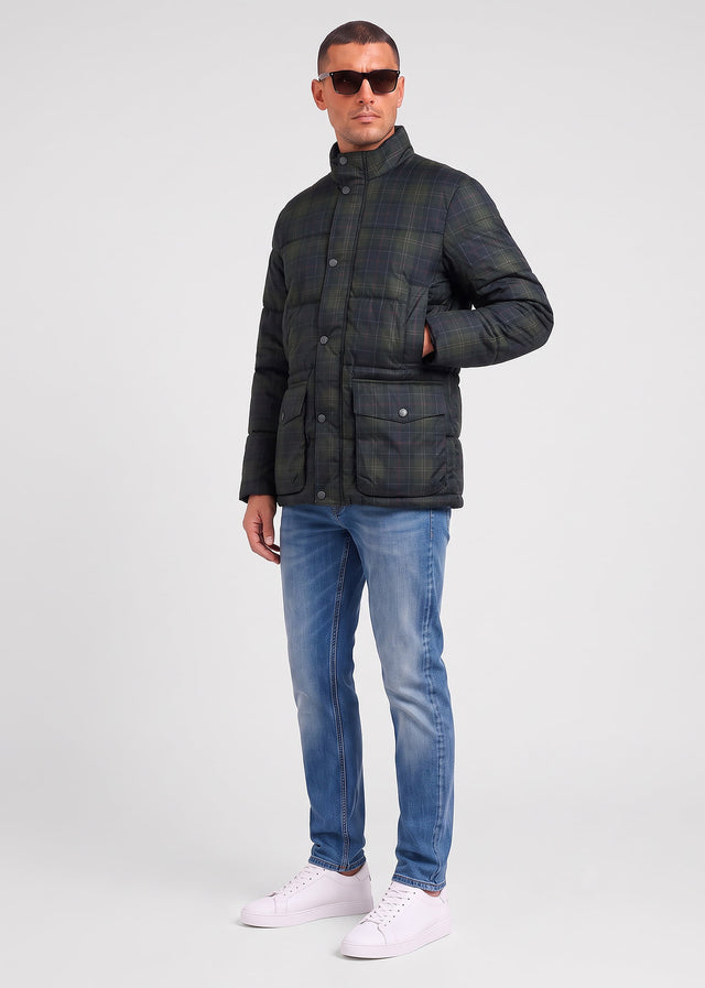 Barbour Jacken Barbour lonnen tartan puffer jacket - shadow classic tartan
