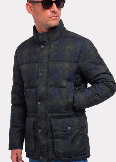 Barbour Jacken Barbour lonnen tartan puffer jacket - shadow classic tartan