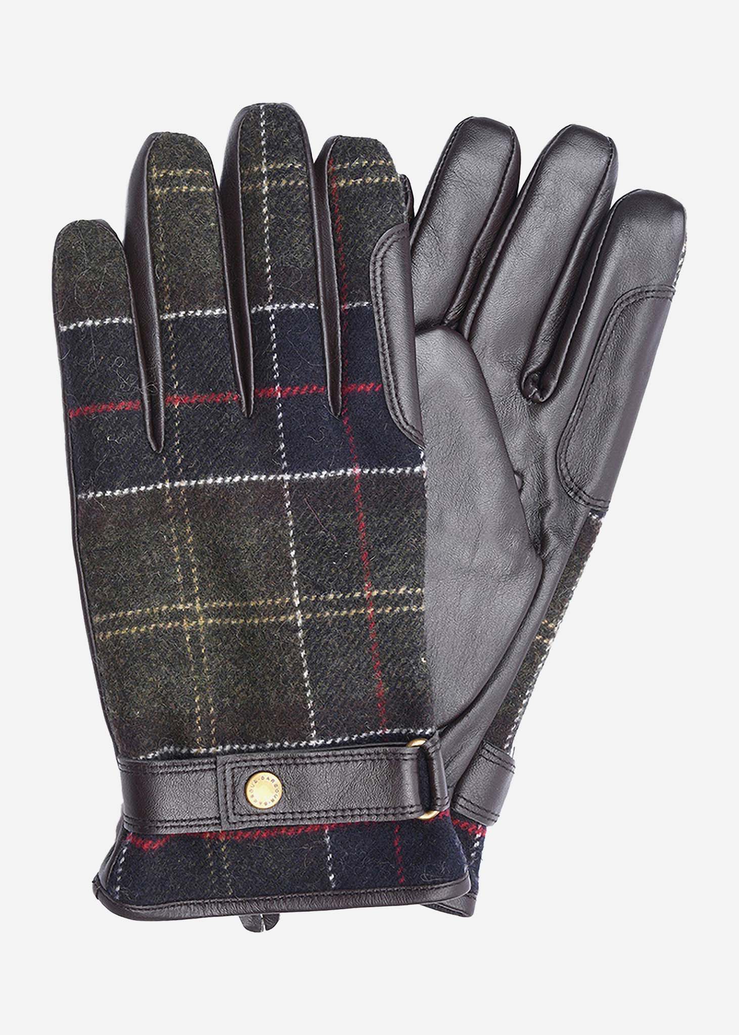 Barbour Handschoenen  Newbrough tartan gloves - classic 