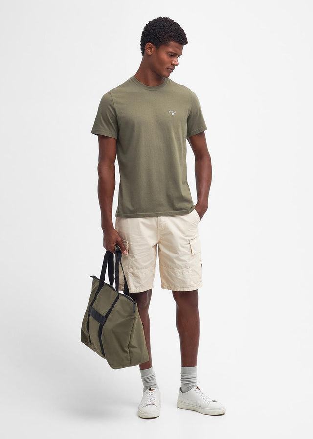 Barbour T-Shirts  Tartan sports tee - pale sage 