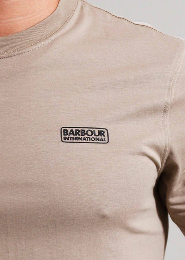Barbour International T-shirts Small logo tee - timberwolf