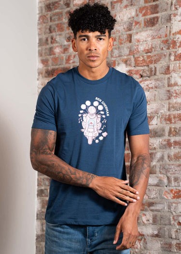 Ben Sherman T-shirts Mod Scooter - indigo