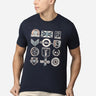 Ben Sherman T-shirts  Scooter clubs tee - dark navy 
