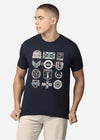 Ben Sherman T-shirts  Scooter clubs tee - dark navy 