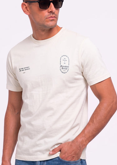 Marshall Artist T-shirts Blueprint t-shirt - silver birch