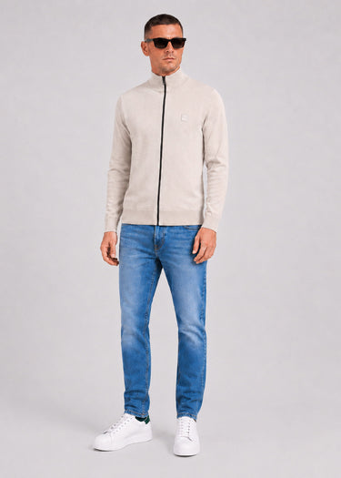 Hugo Boss Truien Kanozip s - light beige