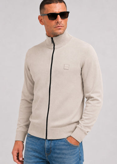 Hugo Boss Truien Kanozip s - light beige