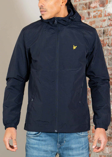 Lyle & Scott Jassen Zip through hooded jacket - dark navy