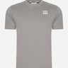 Aquascutum T-shirts Active club check patch t-shirt - charcoal