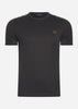 Fred Perry T-shirts  Contrast tape ringer t-shirt - anchor grey black 