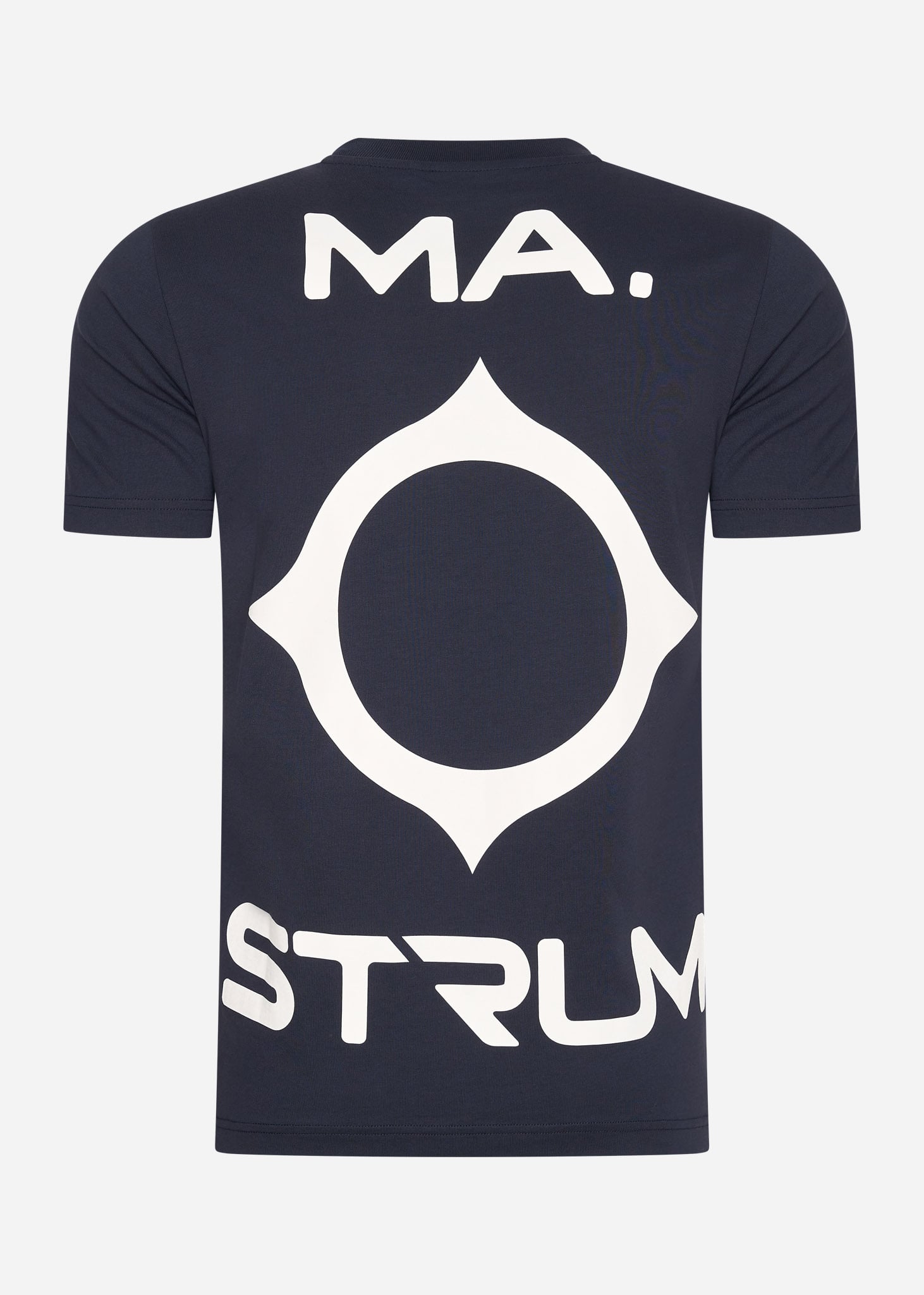 MA.Strum T-shirts  Oversized back logo print tee - ink navy 