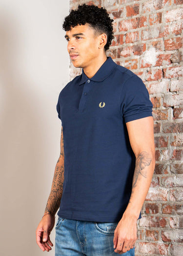 Fred Perry Polo's The fred perry shirt - tennis blue lemon barley