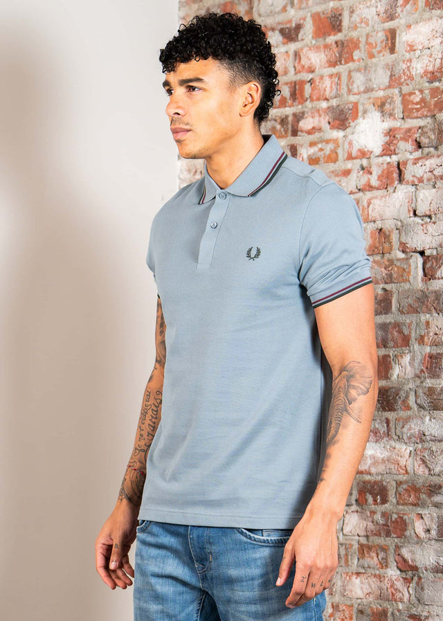 Fred Perry Poloshirts Twin tipped fred perry shirt - stockport blue oxblood grassroots