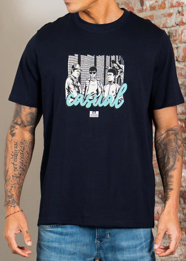 Weekend Offender T-shirts Terrace - navy
