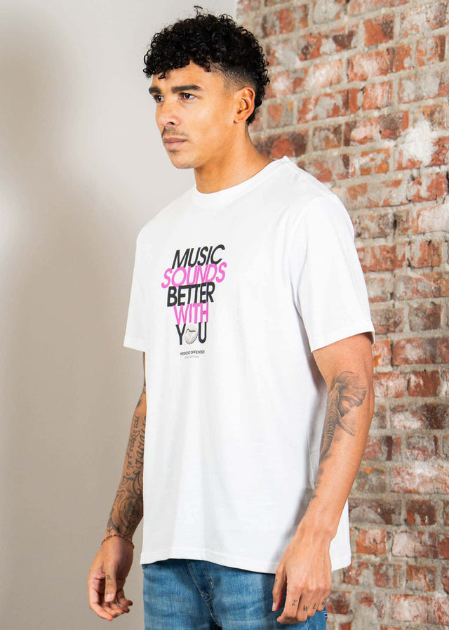 Weekend Offender T-Shirts Bangalter - white