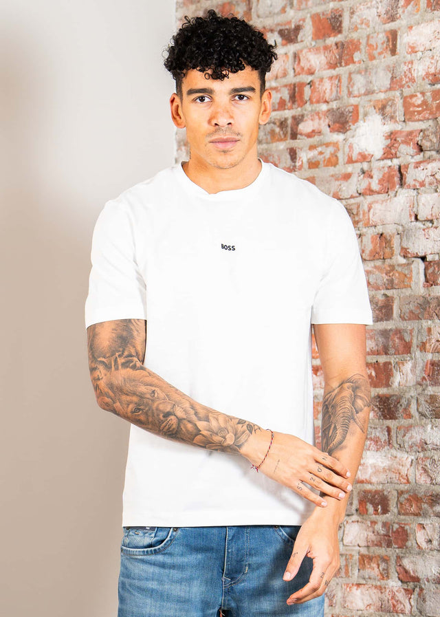 Hugo Boss T-Shirts Tchup - white