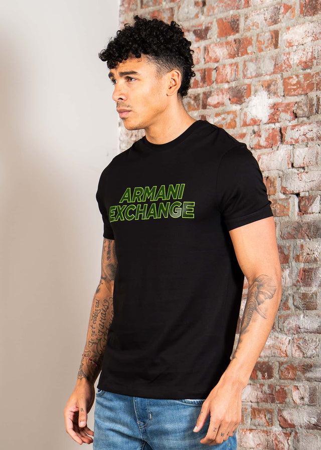 Armani Exchange T-Shirts T-Shirt - black