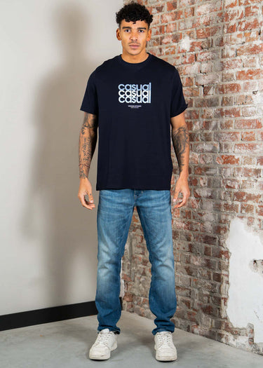 Weekend Offender T-shirts W.O.L. - navy