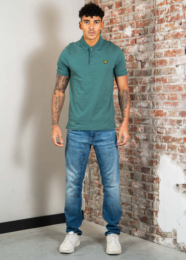 Lyle & Scott Polo's Plain poloshirt - everglade
