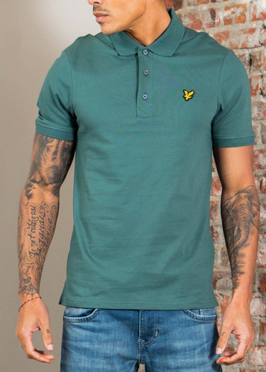 Lyle & Scott Polo's Plain poloshirt - everglade