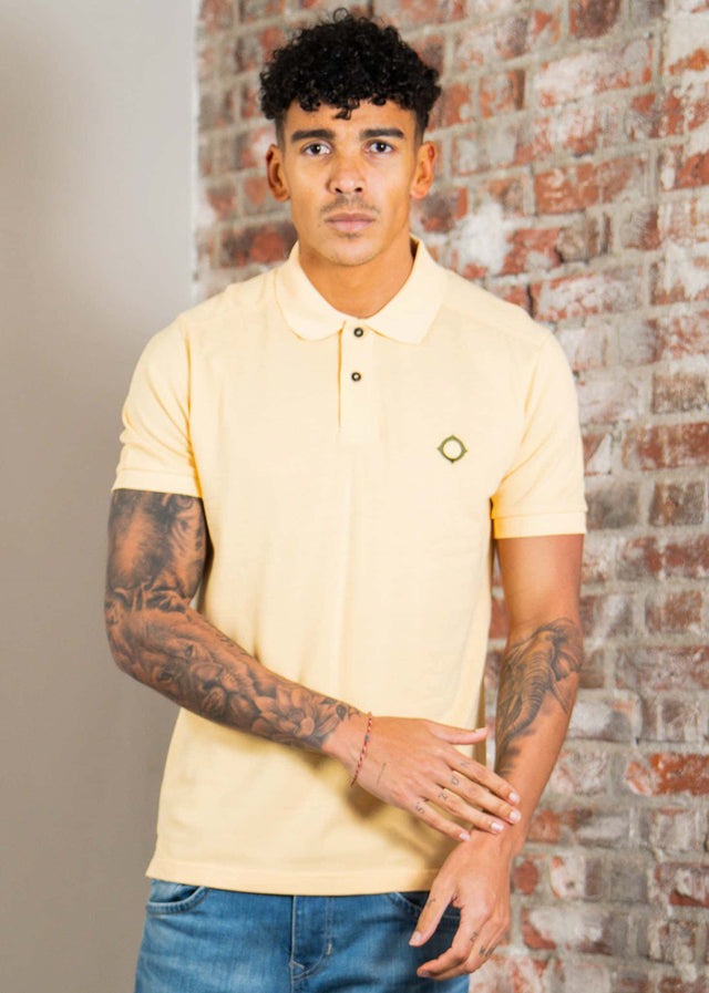 MA.Strum Poloshirts Mastrum pique polo - golden fleece