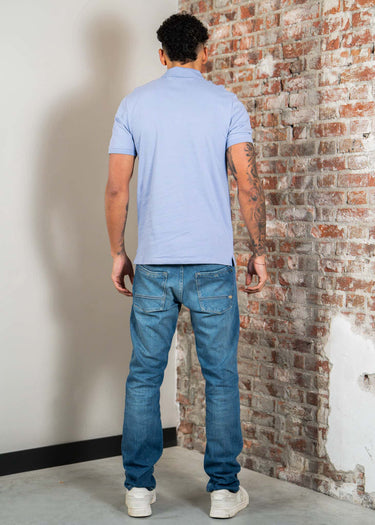 Lyle & Scott Polo's Plain poloshirt - bubble blue