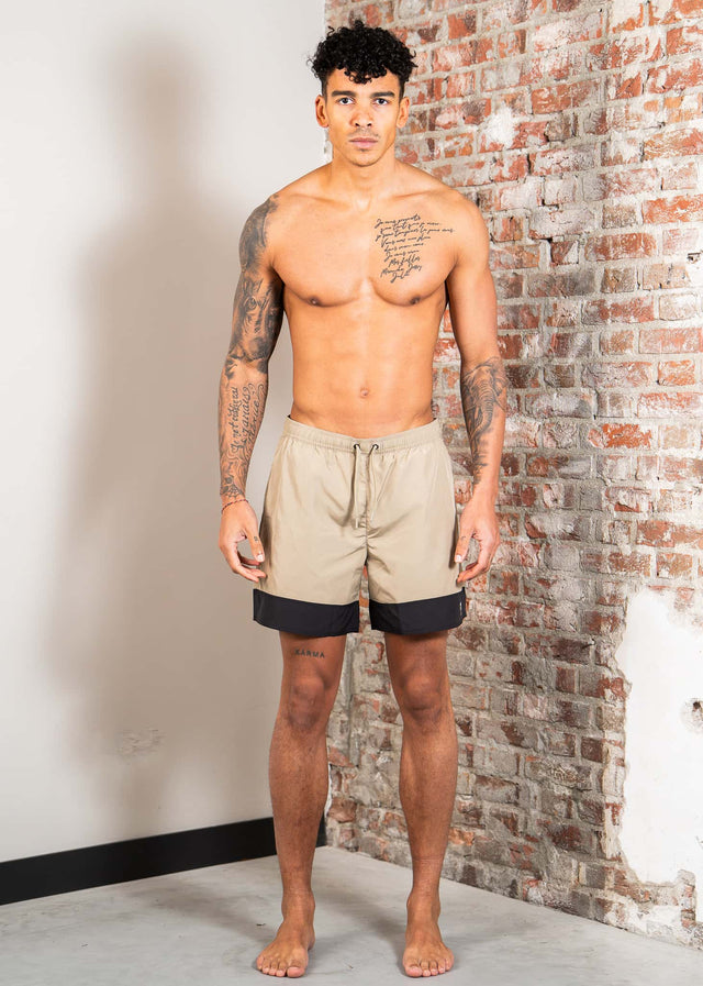 Armani Exchange Badeshorts Boxer beachwear - winter twig black