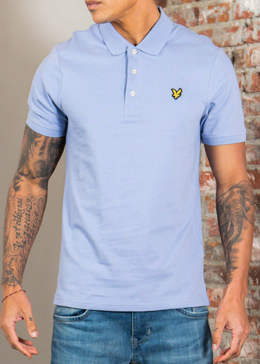Lyle & Scott Polo's Plain poloshirt - bubble blue
