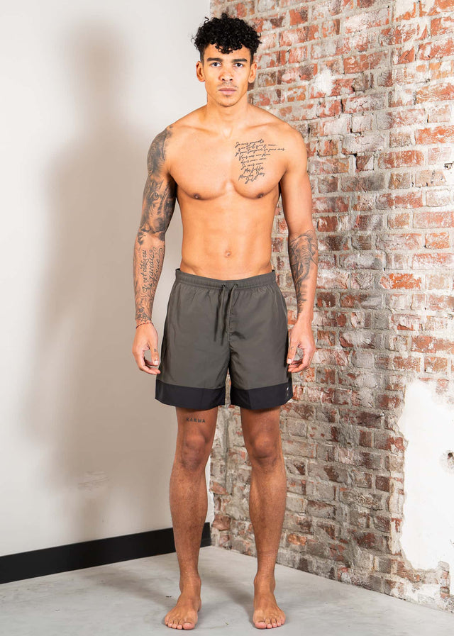 Armani Exchange Badeshorts Boxer beachwear - chimera black