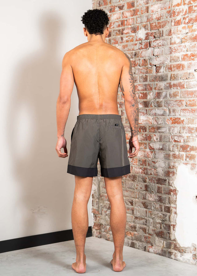 Armani Exchange Badeshorts Boxer beachwear - chimera black