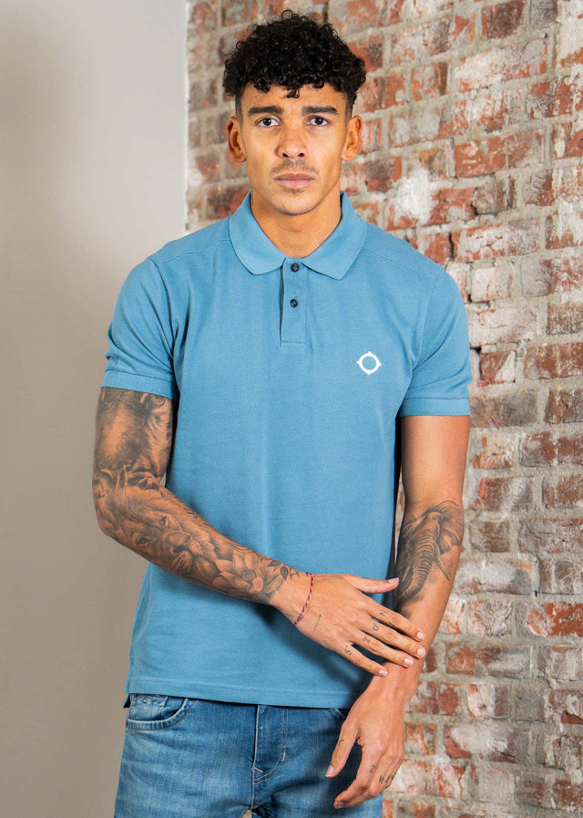 MA.Strum Poloshirts Mastrum pique polo - aegean blue