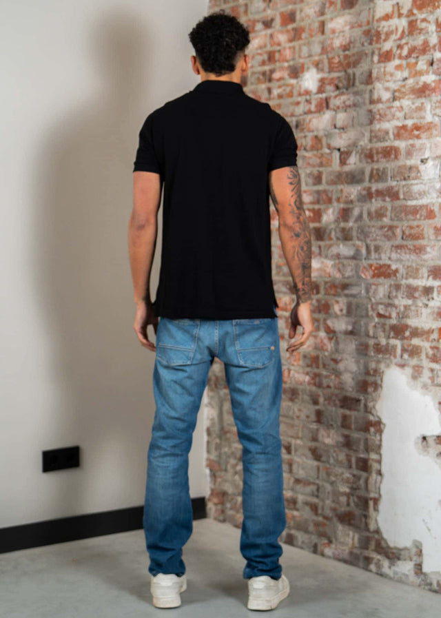 MA.Strum Poloshirts Mastrum pique polo - jet black