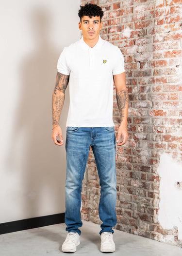 Lyle & Scott Polo's Plain polo shirt - white