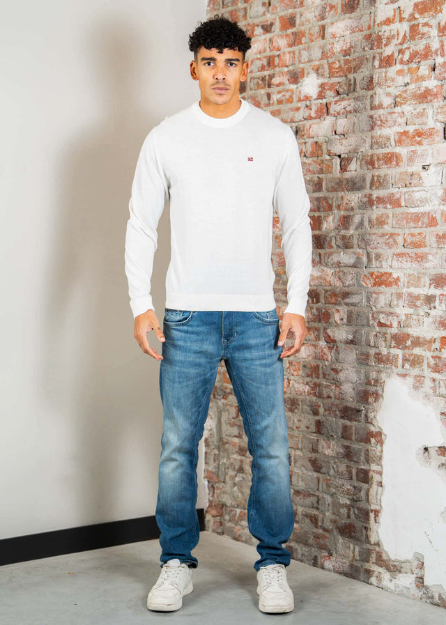 Napapijri Pullover Decatur 2.0 c - white whisper