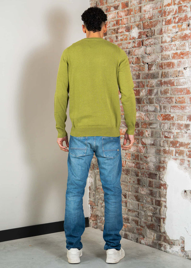 Lyle & Scott Pullover Cotton crew neck jumper - shrub green