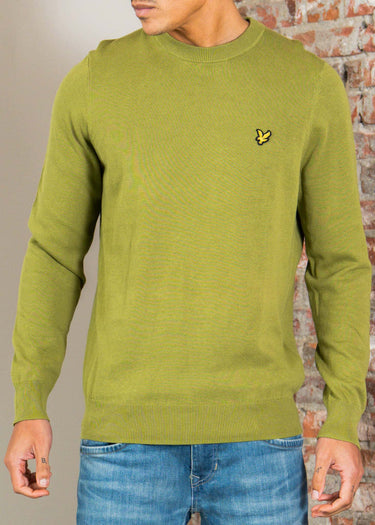 Lyle & Scott Truien Cotton crew neck jumper - shrub green