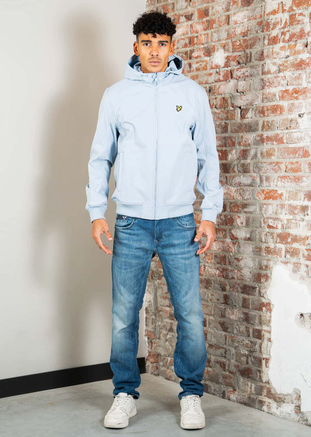 Lyle & Scott Jacken Mesh back softshell jacket - opal blue
