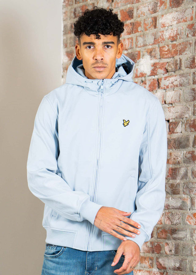 Lyle & Scott Jacken Mesh back softshell jacket - opal blue