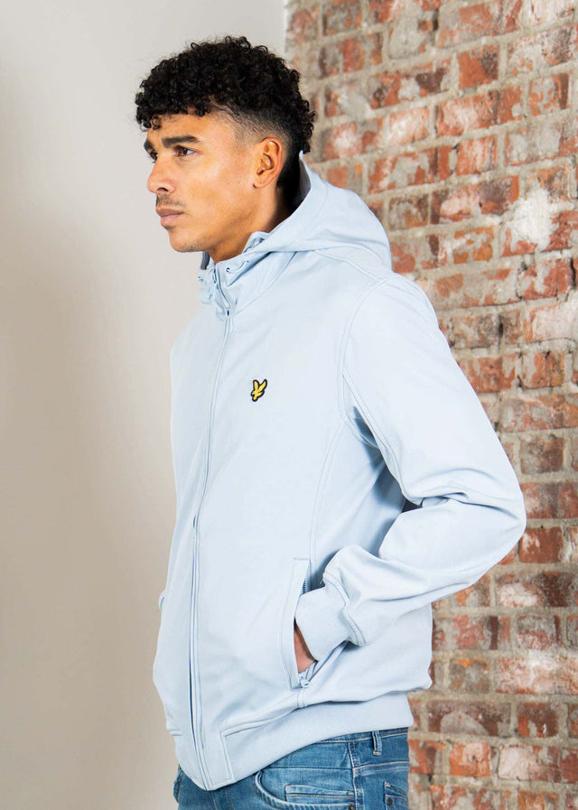 Lyle & Scott Jacken Mesh back softshell jacket - opal blue