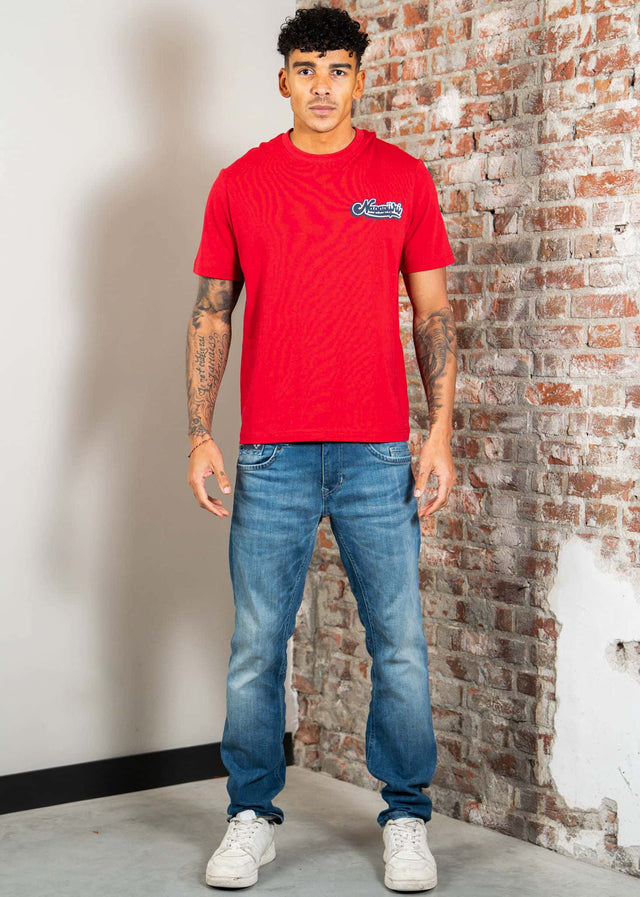 Napapijri T-Shirts S zinc ss - american b