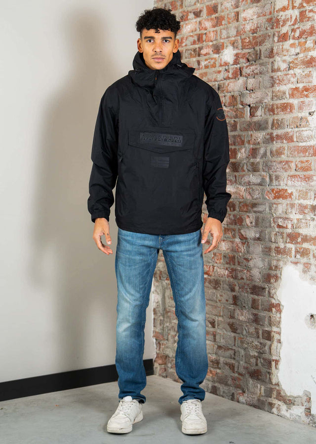 Napapijri Jacken Lightweight Packable Rainforest Overhead rf next Jacket - black beauty