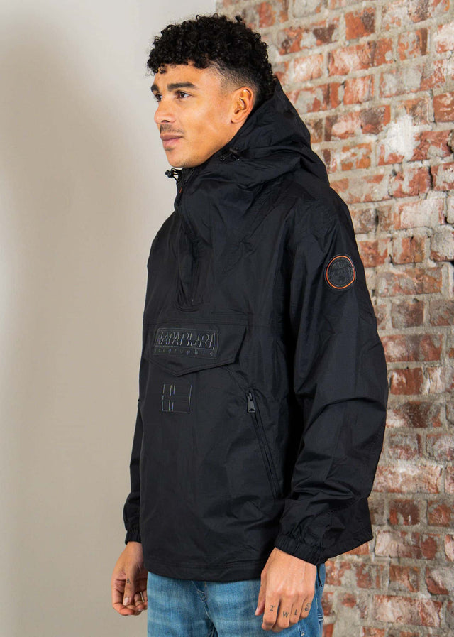 Napapijri Jacken Lightweight Packable Rainforest Overhead rf next Jacket - black beauty