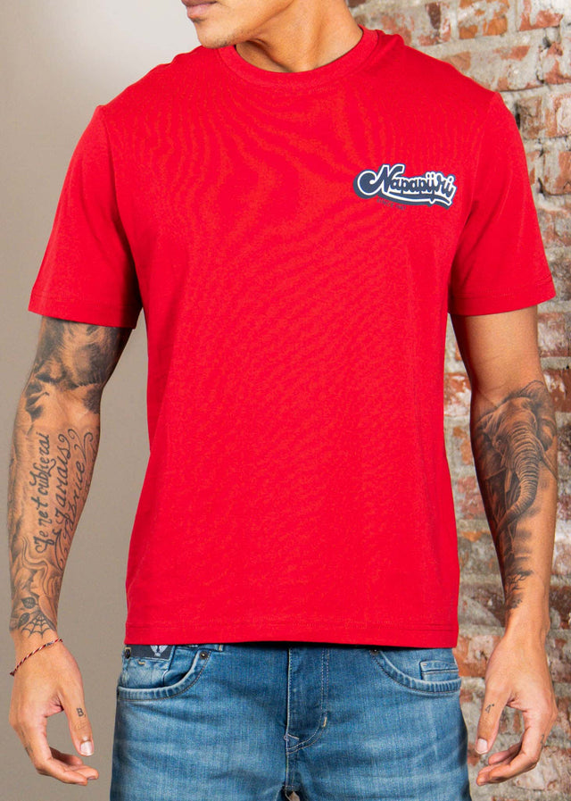 Napapijri T-Shirts S zinc ss - american b